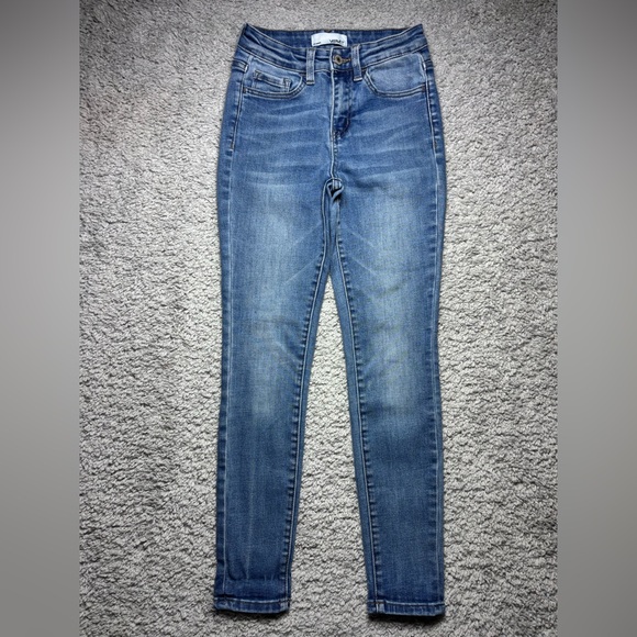 Vervet Jeans Womens 24 Haylie High Rise Skinny Classic Streetwear Style V2423M - Picture 1 of 4